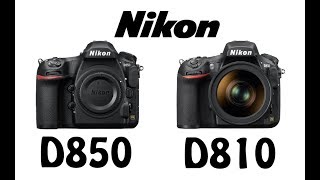 Nikon D850 vs Nikon D810 [upl. by Moia879]