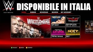 WWE Network finalmente disponibile in Italia [upl. by Stoeber]