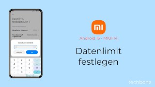 Datenlimit festlegen  Xiaomi Android 13  MIUI 14 [upl. by Layap541]