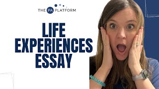 Life Experiences Essay in CASPA How to answer  Tips [upl. by Sillyrama195]