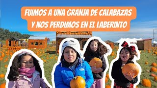 Fuimos a una granja de calabazas de halloween y nos perdimos en el laberinto [upl. by Wat48]