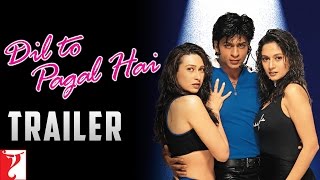 Dil To Pagal Hai  Official Trailer  Shah Rukh Khan  Madhuri Dixit  Karisma Kapoor  Akshay Kumar [upl. by Ahsap582]