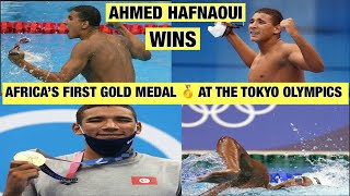 Tunisia’s🇹🇳 18 Years Old Ahmed Hafnaoui Wins Africa’s First Gold Medal 🥇 At The Tokyo Olympics [upl. by Ettenrahc]