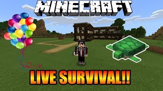 SURVIVAL 3  MEMBUAT FARM SEDERHANA MINECRAFT INDONESIA LIVE [upl. by Llecrep170]