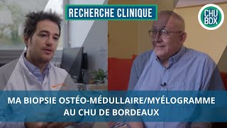 Ma Biopsie ostéomédullairemyélogramme au CHU de Bordeaux [upl. by Ambur883]