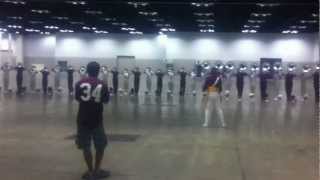 2011 Cadets Hornline  DCI Finals Indoor Warmup On a Hymnsong of Philip Bliss [upl. by Powe]