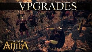 Total War Attila Mechanics  Upgrading Skirmishers [upl. by Tattan]