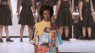 PYER MOSS  Spring 2020  New York Fashion Week [upl. by Acimaj]