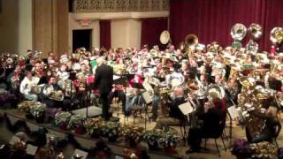 Hark the Herald Angels Sing TubaChristmas Columbus 2010 9 of 14 [upl. by Munniks654]