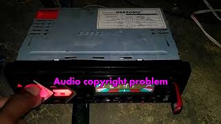 geesonic car audio player  geesonic car audio player tamil  geesonic  gs z39 part2 [upl. by Anihta8]