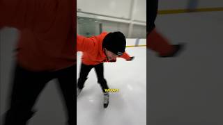 Ice skating almost wrecked him [upl. by Aikaz]