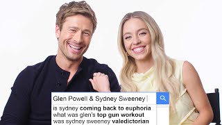 Sydney Sweeney and Glen Powell Answer the Webs Most Searched Questions  WIRED [upl. by Laehcimaj172]