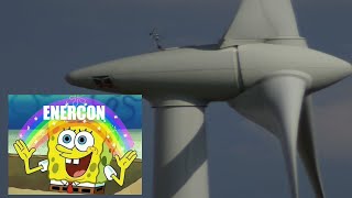 Wind turbine ENERCON E70 [upl. by Ayokahs]