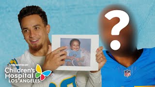 NFL Pros Guess Teammates Baby Pic  LA Chargers [upl. by Colinson]