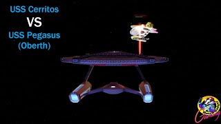 USS Cerritos VS Oberth Class  USS Pegasus  Star Trek Ship Battles PART 1  Starships [upl. by Adhamh]