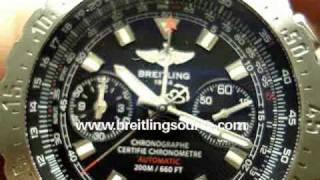 Breitling Skyracer Automatic Chronograph Watch Review [upl. by Jempty116]