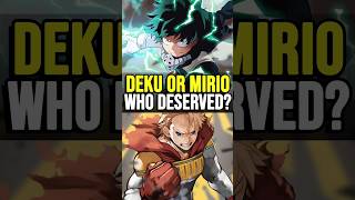 Mirio Togata vs Deku  Who Is the Rightful Heir deku miriotogata oneforall [upl. by Grath173]