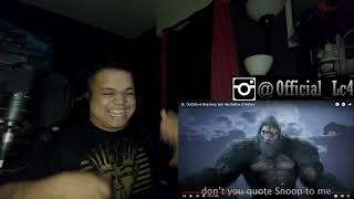 FIRST LISTEN I FORGOT ABOUT THIS Godzilla Vs King Kong  ERB  RAPPER REACTS [upl. by Rajiv]