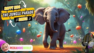 🐘🎉 Dance to the Elephant Polka Fun Jungle Song for Kids 🎶 [upl. by Salba]