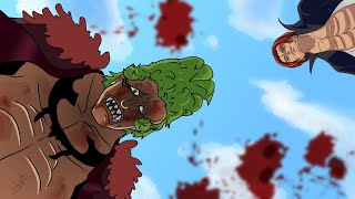 SHANKS PUNISHED BARTOLOMEO Fan animation  One piece chapter 1126 [upl. by Ahsiekim]