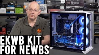 Leo builds a CUSTOM LOOP with the EKWB Classic RGB S360 kit [upl. by Korfonta]