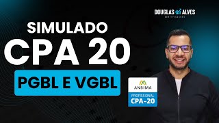 Simulado ANBIMA Previdência Privada PGBL e VGBL  CPA 10 CPA 20 e CEA [upl. by Pacifa]