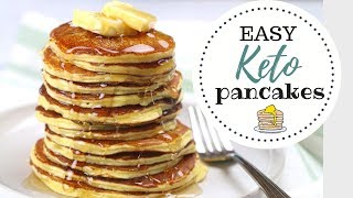 EASY Keto Pancakes Recipe  Cream Cheese Pancakes  Keto Pancake Coconut Flour [upl. by Ludovick]