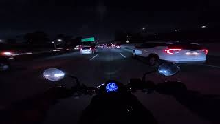 Highway Night Ride  2023 Honda Rebel 1100 DCT [upl. by Burnight]