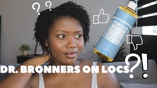 DR BRONNERS SOAP ON LOCS HIT or MISS My Thoughts amp Review [upl. by Guglielma199]