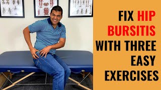 Top 3 Exercises For Trochanteric Hip Bursitis [upl. by Alenson]