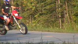 KTM 640 LC4 Super Moto Wheelie [upl. by Eenot]