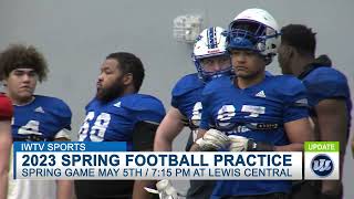 IOWA WESTERN SPRING FOOTBALL 2023 42123 [upl. by Bashuk]