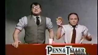 Penn and Teller defying gravity on Saturday Night Live [upl. by Isak]