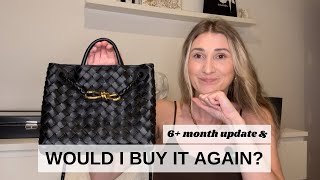 BOTTEGA VENETA ANDIAMO BAG REVIEW  Laine’s Reviews [upl. by Griffy]