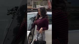 Giorgia Andriani nails casual look in viral video Girogiaandriani bandra viralvideo trending [upl. by Ardnnaed]