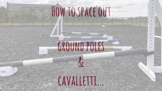 How do I space cavalletti poles [upl. by Aihsatal]