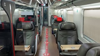 A bordo frecciarossa da Torino Porta Nuova a Milano Cle in Standard  visito Business e Executive [upl. by Nereids847]