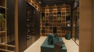 Garofoli Group  Salone del mobile 2024  Living con Libreria [upl. by Eleets]