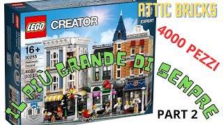 ASSEMBLY HALL LEGO 10255 ANNIVERSARY 10th CREATOR EXPERT SPEED BUILD part 2 [upl. by Kere]