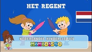 HET REGENT  Kinderliedjes  Liedjes voor Peuters en Kleuters  Minidisco [upl. by Gader]