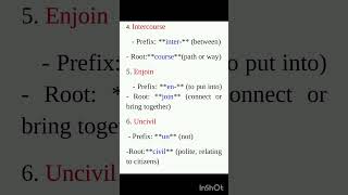 Prefixes and Suffixes Textbook Exercises OU Sem 1 [upl. by Meagher]