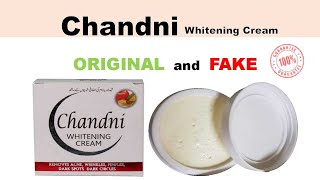 Chandni Whitening cream  Original vs Fake review [upl. by Oileduab]