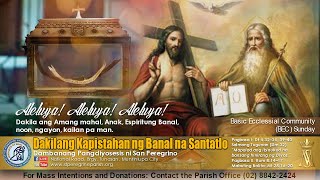 LIVE 4PMMisa  Dakilang Kapistahan ng Banal na Santatlo  Mayo 26 2024 [upl. by Fu]