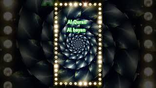 Al Quran Al bayanshorts video💝💖💗💯🥀😱😱 [upl. by Nylirem]