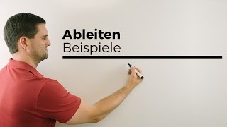 Ableiten Beispiele Klammer mal Klammer umschreiben  Mathe by Daniel Jung [upl. by Schoening]