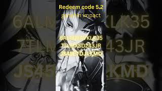 redeem code 52 genshin impact genshinimpact game chest [upl. by Annaoj156]