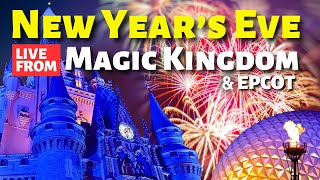 🔴LIVE🔴New Years Eve Fireworks From The Magic Kingdom amp EPCOT  Disney World Countdown To 2024 [upl. by Elwin]