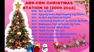 ABS CBN CHRISTMAS STATION ID 20092018 NonStop  With Title Every Song [upl. by Ho]