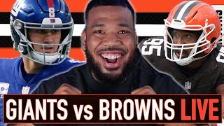 WEEK 3  GIANTS vs BROWNS WATCH PARTY [upl. by Shepherd]