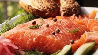 Scandinavian Gravlax  Salmon Recipe  KIN EATS [upl. by Piselli]